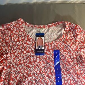 NWT Lucky brand short sleeve women’s T-shirt size large multicolor